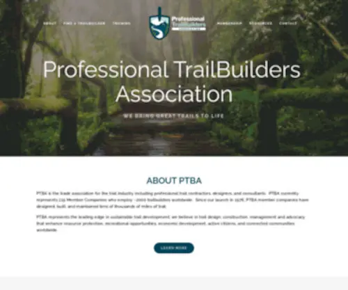 Trailbuilders.org(PTBA) Screenshot