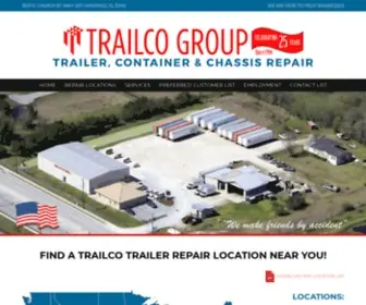 Trailcogroup.com(Container & Chassis Repair) Screenshot