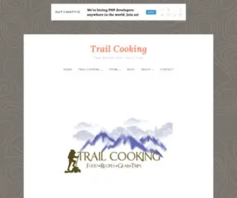 Trailcooking.com(Trail Cooking I Food) Screenshot