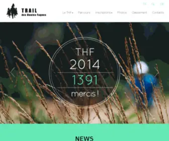 Traildeshautesfagnes.be(Trail des Hautes Fagnes) Screenshot