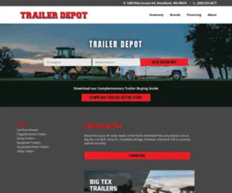 Trailerdepotstore.net(Big Tex Trailers in Woodland) Screenshot