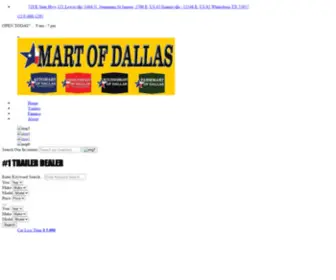 Trailermartofdallas.com(Trailermart of Dallas) Screenshot