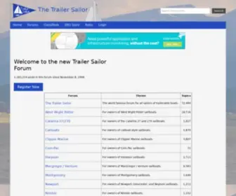 Trailersailor.com(The Trailer Sailor) Screenshot