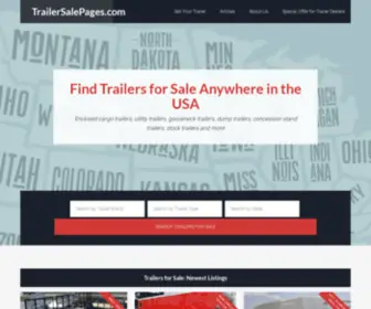 Trailersalepages.com(Buy, Sell & Trade Trailers) Screenshot