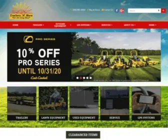 Trailersnmore.net(Home Trailers 'N' More Wichita) Screenshot