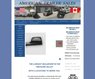 Trailersofidaho.com(AMERICAN TRAILER SALES) Screenshot