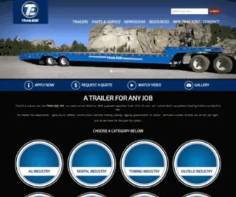 Traileze.com(TRAIL-EZE, INC) Screenshot