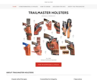 Trailmasterholsters.com(Trailmaster Holsters) Screenshot