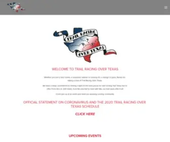 Trailracingovertexas.com(Trail Racing Over Texas) Screenshot