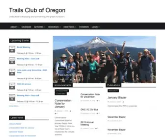 Trailsclub.org(Trails Club of Oregon) Screenshot