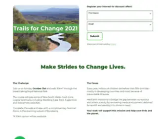 Trailsforchange.com.au(Trailsforchange) Screenshot