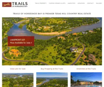 Trailsofhorseshoebay.com(Trails of Horseshoe Bay) Screenshot