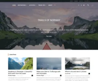 Trailsofnorway.com(Trails Of Norway) Screenshot