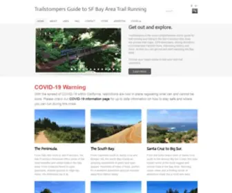 Trailstompers.com(Trailstompers Guide to SF Bay Area Trail Running) Screenshot