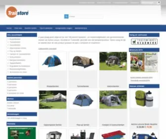 Trailstore.nl(De online shop voor al uw kampeer en reisbenodigdheden) Screenshot