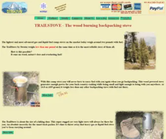 Trailstove.com(Stratus TrailStove) Screenshot