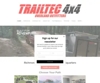 Trailtec4X4Shop.com(TRAILTEC 4X4 CUSTOM OVERLAND JEEPS) Screenshot