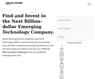 Trailyn.com(Helping Investors and Founders understand Emerging Technology) Screenshot