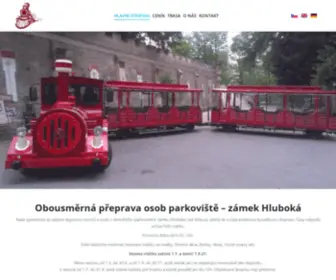 Train4You.cz(Vláček mašinka Hluboká) Screenshot