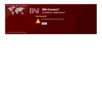 Trainbniconnect.com(BNI Connect) Screenshot