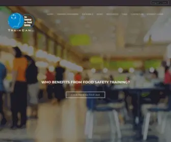 Traincan.com(The Source for Food Safety) Screenshot