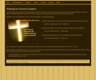 Trainchurchleaders.com(Training Church Ministry Leaders) Screenshot