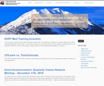 Traincolorado.com(The Staff Development Center) Screenshot