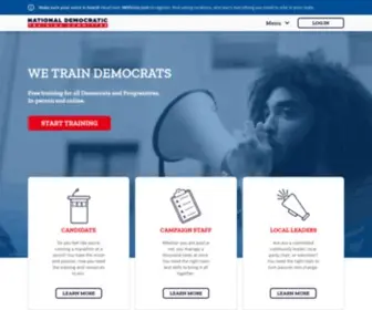 Traindemocrats.org(We Train Dems to Win) Screenshot