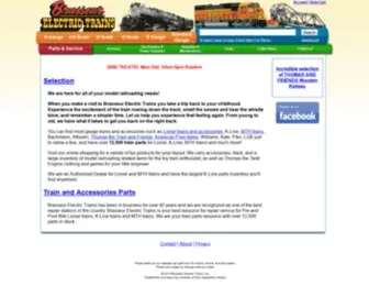 Traindoctor.com(Collectible Model Trains for Hobbyists) Screenshot