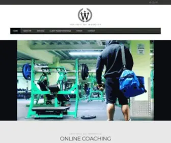 Trainedbywarrior.co.uk(Trained by Warrior) Screenshot