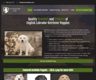 Trainedlabs.com(Recherche Labs) Screenshot
