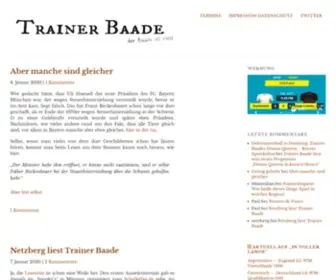 Trainer-Baade.de(Trainer Baade) Screenshot