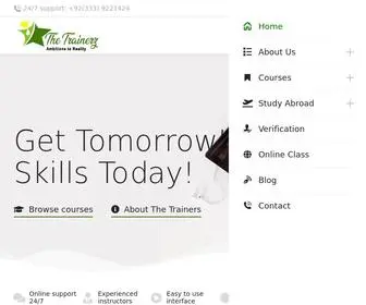 Trainersedu.com(Trainersedu) Screenshot