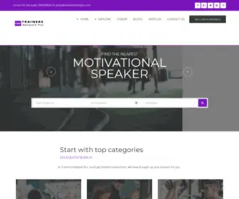 Trainersnetworkpro.com(Trainer Network Professional) Screenshot