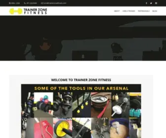 Trainerzonefitness.com(SLC's fitness playground) Screenshot