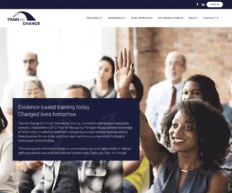 Trainforchange.net(Train for Change Inc) Screenshot