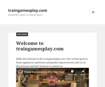 Traingamesplay.com(Everything's a game) Screenshot