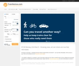 Traingenius.com(Train Genius) Screenshot