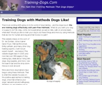 Training-Dogs.com(Training Dogs with Methods Dogs Like) Screenshot