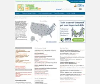 Trainingandseminars.com(Management training) Screenshot
