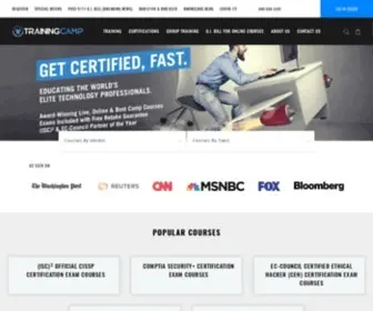 Trainingcamp.com(IT Training & Certification Boot Camps) Screenshot