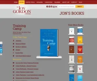 Trainingcamp11.com(Jon Gordon) Screenshot