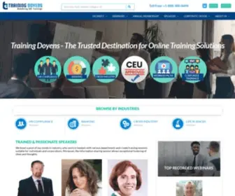 Trainingdoyens.com(Training Doyens) Screenshot