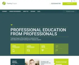Trainingdragon.co.uk(IT Training & Computer Courses) Screenshot