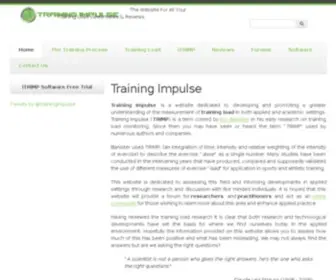 Trainingimpulse.com(Training Impulse) Screenshot