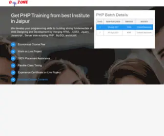 Traininginstituteinjaipur.net(PHP Training) Screenshot