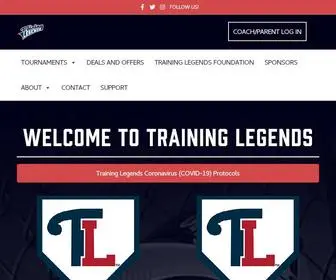 Traininglegends.com(Training Legends) Screenshot