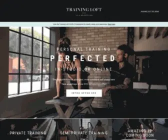 Traininglofts.com(Elite Personal Training Los Angeles) Screenshot