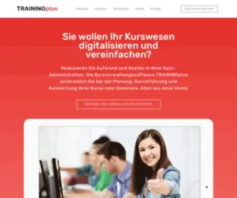 Trainingplus.ch(Kursverwaltungssoftware TRAININGplus) Screenshot