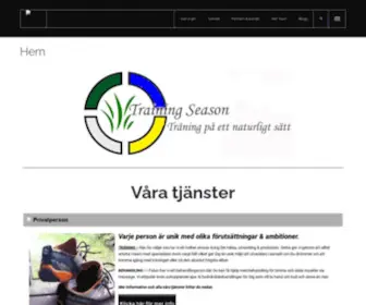 Trainingseason.se(Training Season) Screenshot